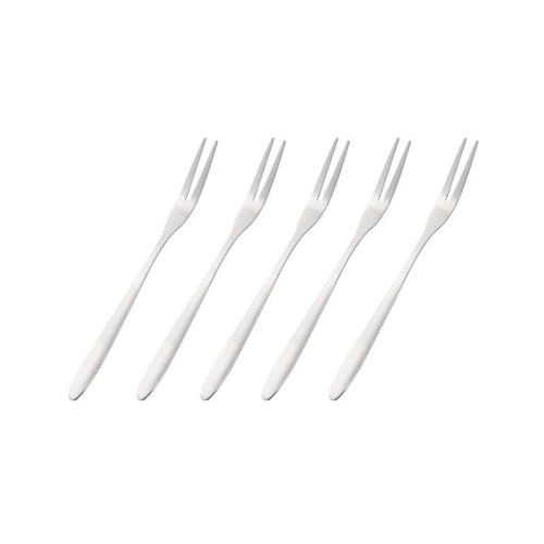 (1pcs)Stainless Steel West Tableware Fruit Fork Tableware Snack Cake Dessert Cafeteria 2