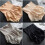 (Gray)Boxer donna vita alta addome pizzo dimagrante mutande mutande 9