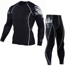 (Style A,XXXL)Meia-calça masculina de compressão jogging academia fitness treino roupas camiseta calças e