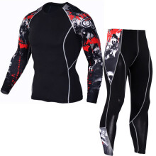 (Style B,XL)Meia-calça masculina de compressão jogging academia fitness treino roupas camiseta calças e