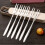 (1pcs)Stainless Steel West Tableware Fruit Fork Tableware Snack Cake Cafeteria Dessert 2