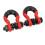 D-Ring Schäkel 2,7t rot 3/4 Zoll 2er Pack 12
