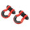 D-Ring Schäkel 2,7t rot 3/4 Zoll 2er Pack 13