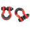D-Ring Schäkel 2,7t rot 3/4 Zoll 2er Pack 11