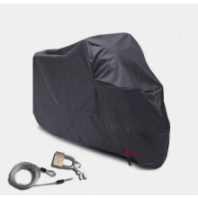 Housse de moto, tissu Oxford 210D, taille XXXL, imperméable et résistante à la poussière, avec trou pour cadenas.