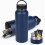 Bouteille d'eau sécurisée cachée de 710 ml (24 oz), bouteille secrète en acier inoxydable avec compartiment caché pour argent, clés et 1
