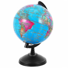 Creatieve bureau spaarpot in de vorm van een wereldbol, decoratieve spaarpot voor thuis of op kantoor, gemaakt van duurzaam plastic met