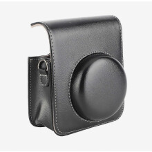 Funda protectora para cámara instantánea Mini 40, bolsa de piel sintética con correa ajustable para el hombro, color negro.