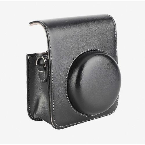 Protective Camera Case for Mini 40 Instant Camera, PU Leather Bag with Adjustable Shoulder Strap, Black
