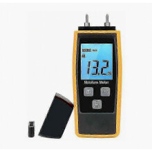 Vochtigheidsmeter voor muren en hout, watergehaltemeter met lcd-display, lekmeter voor cement en mortel