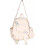 Cute Mini Backpack with Accessories, Aesthetic Small Backpack for Teens, Kawaii White Daypack 1