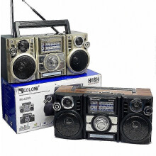 2026 Solarladefähiger Stereo-FM-Radio-Bluetooth-Lautsprecher mit tragbarem Design und klarem Klang