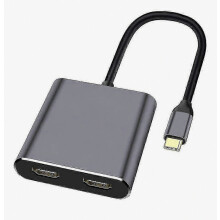 4-in-1 USB-C -telakointiasemasovitin, 4K HDMI, 60 W lataus, useiden järjestelmien yhteensopiva, kompakti muotoilu