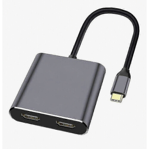 4-in-1 USB-C Docking Station Adapter, 4K HDMI, 60W Charging, Multi-System Compatible, Compact Design