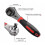 Adjustable Ratchet Wrench, Universal Multi-Function Tool, 6-22mm, High-Grade for Home Repairs 2