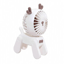 Handheld Fan, Cute Duck USB Rechargeable Mini Fan, 3 Speed, Portable Summer Cooling, White