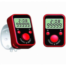 Elektronický ručný počítač prstov, islamský Tasbih korálkový Tally Clicker s LCD displejom a modlitbou