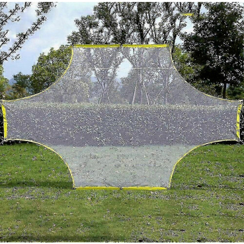 Football Training Hexagonal Accuracy Net, Portable Elastic Soccer Target Net for Goal Shooting Practice
