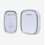 Wireless Digital Music Doorbell, One-to-Two, Weather Resistant, White, Remote Control System 1