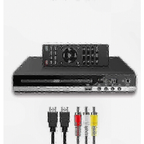 HD DVD and CD Player with HDMI, USB, Microphone Inputs and Remote Control, Compact Home Entertainment System