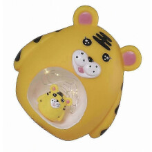 Tijger spaarpot met nachtlampje, schattige spaarpot voor kinderen en kinderkamerdecoratie, gemaakt van duurzaam plastic.
