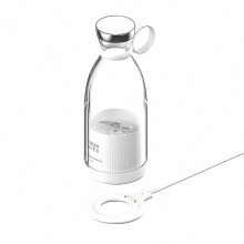 Mini gobelet mélangeur portable sans fil rechargeable par USB, idéal pour les smoothies, les jus et les voyages.