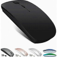 Bluetooth-muis met 450 mAh lithiumbatterij, automatische slaapstand, draagbare optische muis voor Windows- en Android-apparaten.