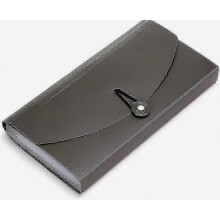 13-Pocket Expanding Check Bill File Folder, Handheld Small Accordion Organizer, Expandable Document Holder for Office an