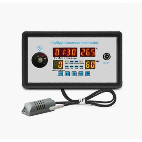 Automatic 360 Egg Incubator with Digital Smart Thermostat, Temperature and Humidity Control, Stable Precision for Home H