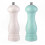 Adjustable Wooden Salt and Pepper Grinder Set with Refillable Chambers and Durable Construction 1