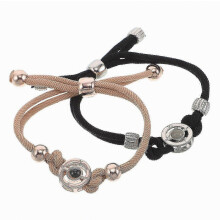 2er-Pack Fernverbindungsarmbänder mit Vibrationsfunktion für Paare, intelligentes Armband mit Fernbedienung für große Entfernungen