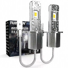 balenia H3 LED žiaroviek 80W Automobilové svetlá DC 12V-24V 6500K Biele svetlomety do hmly Náhrada