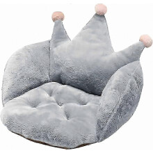 Coussin de siège épais, doux et confortable pour bureau, 40 x 55 cm, 1 pièce, housse en coton gris