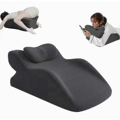 Memory Foam Leg Elevation Pillow for Couples Back Support Bed Wedge Reading Pillow Model 01 26S