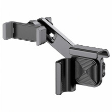 Supporto per telefono da auto con rotazione a 360 gradi, stabile, facile da installare, antiscivolo, con ventosa magnetica.