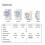Mechanical 24 Hour Timer Switch, IP53 Rated Programmable Electrical Timer Box, AC 100-240V, 15-Minute Intervals, 96 On/O 4