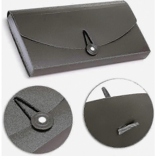 13-Pocket Expanding Check Bill File Folder, Handheld Small Accordion Organizer, Expandable Document Holder for Office an 2