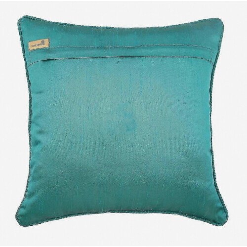 Fodere decorative per cuscini, blu, 40 x 40 cm, set da 2, federe moderne a righe jacquard per cuscini decorativi 2