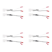 8Pcs Car Tweeter Dash Front Speaker Wire Harness Cable Adapter Fit for Tacoma 2016 2017 2018 2019