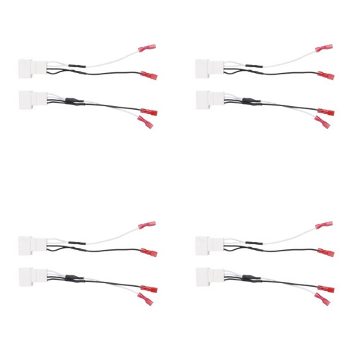8Pcs Car Tweeter Dash Front Speaker Wire Harness Cable Adapter Fit for  Tacoma 2016 2017 2018 2019