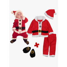 Toddler Christmas Santa Claus Outfit Set for Festive Dress-Up, Cute Holiday Costume with Comfortable Fit and Soft Fabric