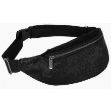 Herren-Bauchtasche, ein Fach, zwei Taschen, 10 x 38 x 7 cm, leichte Alltags-Bauchtasche