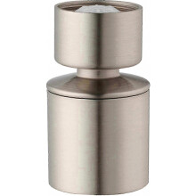 Aireador de grifo de fregadero de cocina de acero inoxidable con acabado níquel cepillado, cabezal giratorio de 360 grados y modo de do