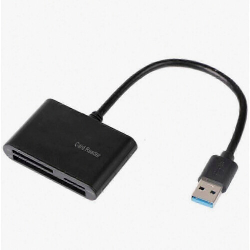 Multi Format Memory Card Reader Adapter for CF SD Micro SD and TF Cards Compact High Speed USB Access
