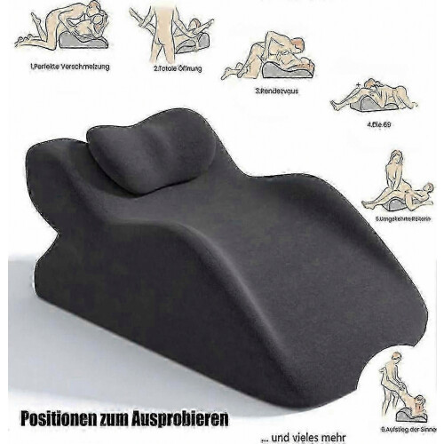 Memory Foam Leg Elevation Pillow for Couples Back Support Bed Wedge Reading Pillow Model 01 26S 1