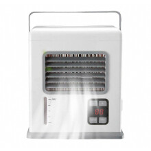 Ventilateur-refroidisseur portable, silencieux, avec fonctions de refroidissement et d'humidification, idéal pour la maison, le bureau