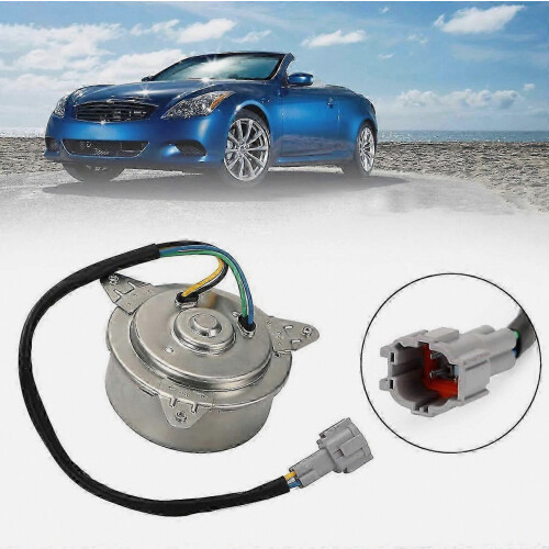 2X Radiator, Driver and Passenger Side Fan Motor for G35 Vehicle Application Replacement Part 2