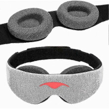 100 % lichtundurchlässige Schlafmaske, druckfreier und bequemer Sitz, verstellbares Design für besseren Schlaf