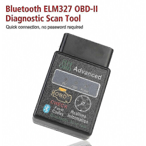 stuk autodiagnosetool voor iOS en Android, ELM327 Bluetooth V1.5 OBD2-interfaceadapter, codelezer/scanner 2