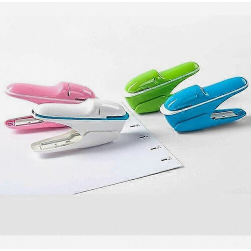 Book Stapler, Stapleless Paper Stapler for Office Documents, Portable Handheld Stapler for School and Home Use 1